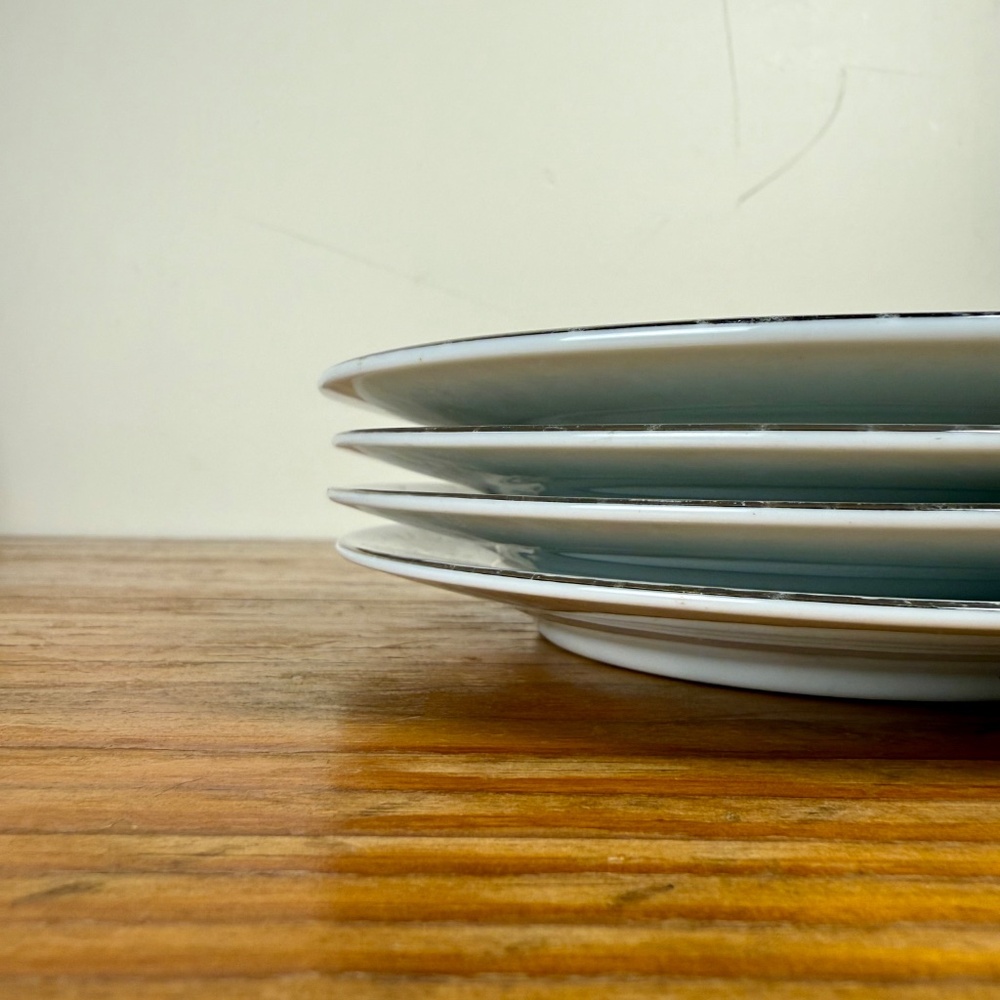 Vintage Maria Y&Y Fine Porcelain Dessert Plates – Set of 4, Japan, 6.5" - Picture 7 of 13